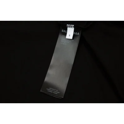 Футболка Balenciaga Bifurcation "Black" фото № 5