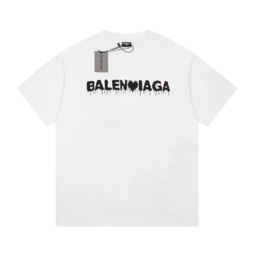 Футболка Balenciaga Logo With Heart "White"