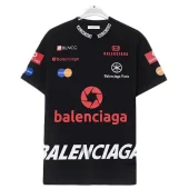 Футболка Balenciaga Logo Images And Signs "Black"