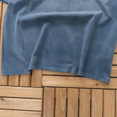 Футболка Balenciaga Plain With Small Front Logo "Blue" фото № 4 Футболка Balenciaga Plain With Small Front Logo "Blue" фото № 4