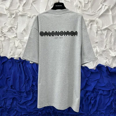 Футболка Balenciaga Long "Gray" фото № 9