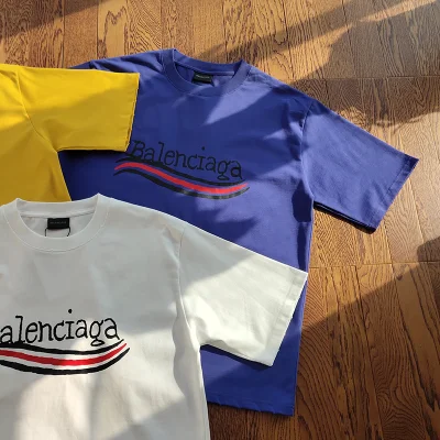 Футболка Balenciaga Big Logo With Waves "Blue" фото № 4 Футболка Balenciaga Big Logo With Waves "Blue" фото № 4