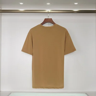 Футболка Balmain Text Logo "Brown" фото № 4