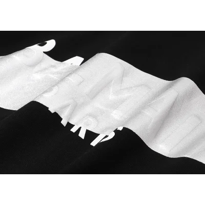 Футболка Balmain Overlap With Paint "Black" фото № 2