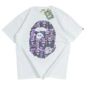 Футболка Bape Big Logo With Background From Apes "White"