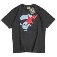 Футболка Bape Big Star Print Front "Black"