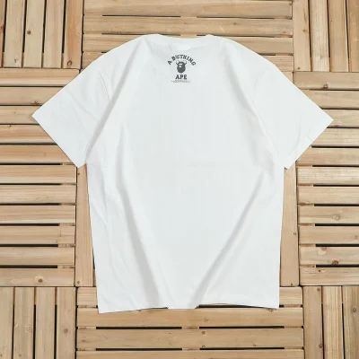 Футболка Bape Logo With Symbol At "White" фото № 2