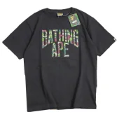 Футболка Bape Front Inscription In Military Style "Black"