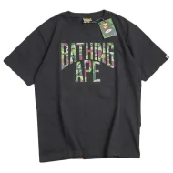 Футболка Bape Front Inscription In Military Style