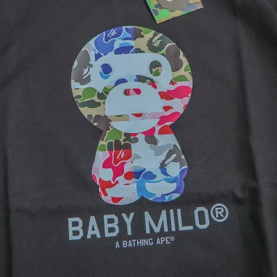 Футболка Bape Little Monkey "Black" фото № 3