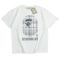 Футболка Bape Big Plaid Logo Front