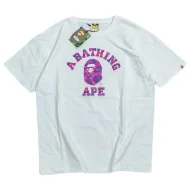 Футболка Bape Purple Logo Front