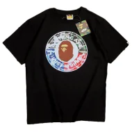 Футболка Bape Logo Inside Divided Circle To Multicolor Segments