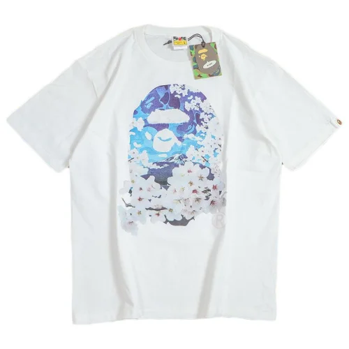 Футболка Bape Ape With Flowers "White"