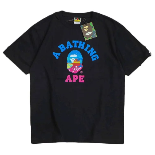 Футболка Bape Beach Print Front "Black"