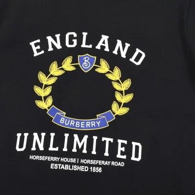 Футболка Burberry England Print "Black" фото № 7 Футболка Burberry England Print "Black" фото № 7