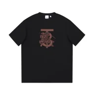 Футболка Burberry With Brown Print "Black"
