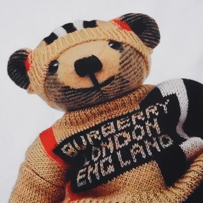 Футболка Burberry With An Animalistic Print — Bright "White" фото № 3