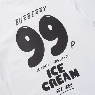 Футболка Burberry Ice Cream Est 1856 "White" фото № 6