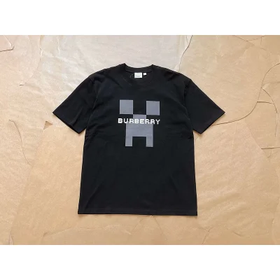 Футболка Burberry Squares "Black" фото № 3