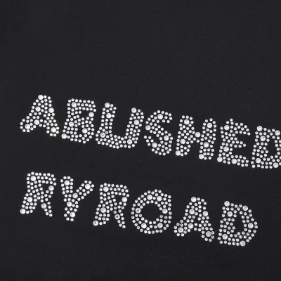 Футболка Burberry Ablished Ryroad - Text "Black" фото № 3