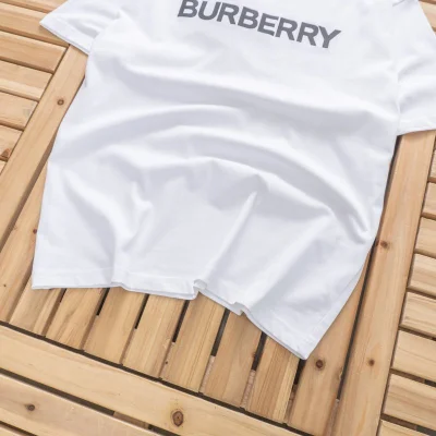 Футболка Burberry Front Logo Inscription "White" фото № 7