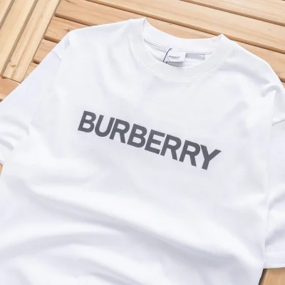 Футболка Burberry Front Logo Inscription "White" фото № 9