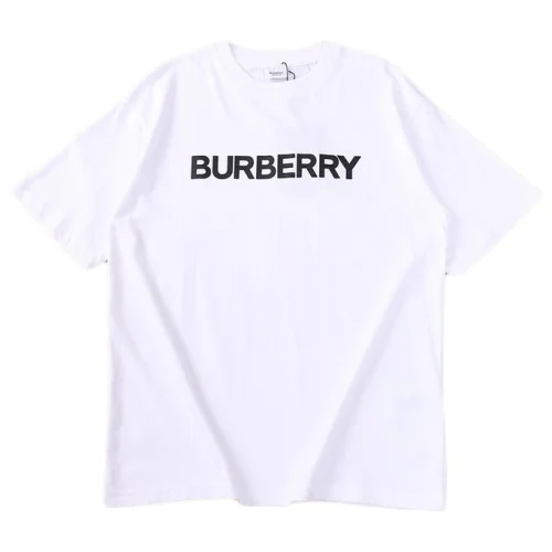 Футболка Burberry Plain With Front Logo Inscription "White"