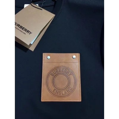 Футболка Burberry Logo On The Pocket "Black" фото № 2