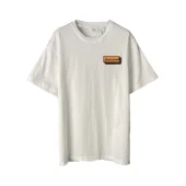 Футболка Burberry Logo With Shadow "White"