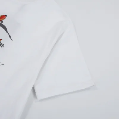 Футболка Burberry Bambi Depicts The Brand Logo "White" фото № 5