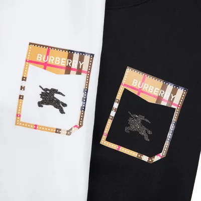 Футболка Burberry With Shining Logo "Black" фото № 2