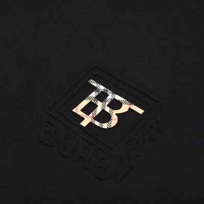 Футболка Burberry Logo With Top View "Black" фото № 6