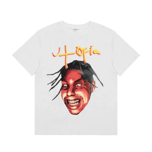Футболка Cactus Jack Merch Travis Scott Utopia In Stereo "White"