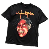 Футболка Cactus Jack Merch Man With Dreadlocks Print "Black"