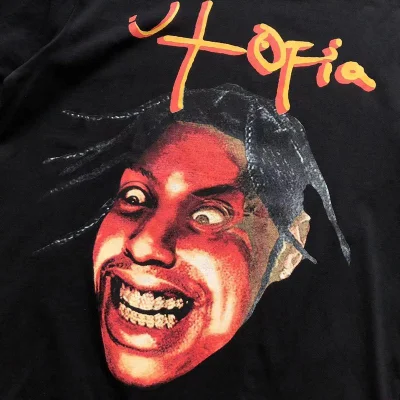 Футболка Cactus Jack Merch Man With Dreadlocks Print "Black" фото № 9 Футболка Cactus Jack Merch Man With Dreadlocks Print "Black" фото № 9