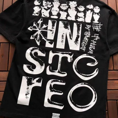 Футболка Cactus Jack Merch Man With Dreadlocks Print "Black" фото № 4 Футболка Cactus Jack Merch Man With Dreadlocks Print "Black" фото № 4