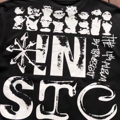 Футболка Cactus Jack Merch Man With Dreadlocks Print "Black" фото № 5 Футболка Cactus Jack Merch Man With Dreadlocks Print "Black" фото № 5