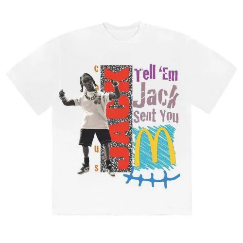 Футболка Cactus Jack McDonald's "White"