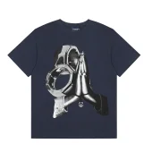 Футболка Cactus Jack Merch Prays and Clocks "Blue"