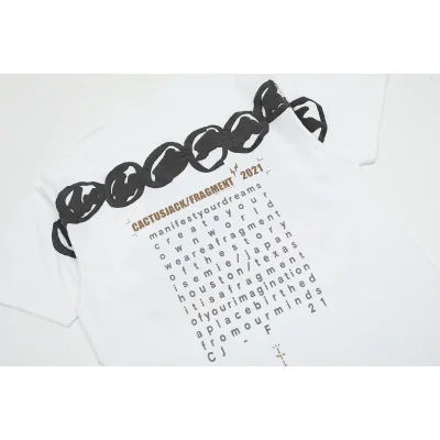 Футболка Cactus Jack Merch Fragment Of the Story "White" фото № 6