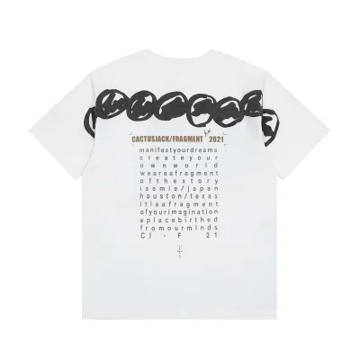 Футболка Cactus Jack Merch Fragment Of the Story "White" фото № 2