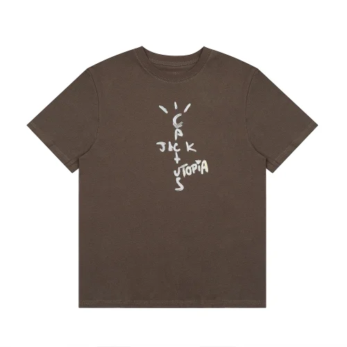 Футболка Cactus Jack Merch Utopia An Album by Travis Scott "Brown"