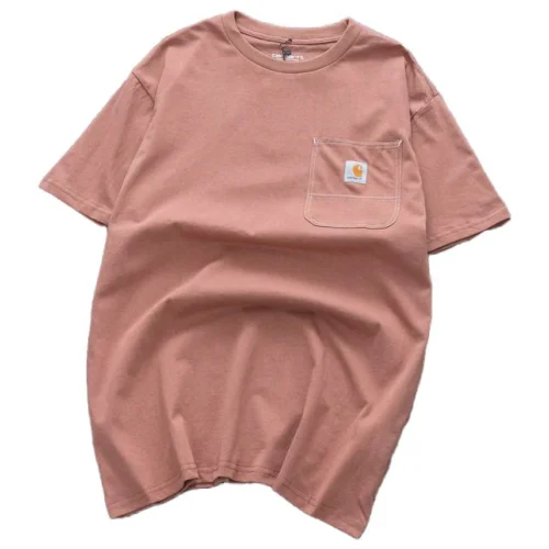 Футболка Carhartt With Logo On The Pocket "Peach"