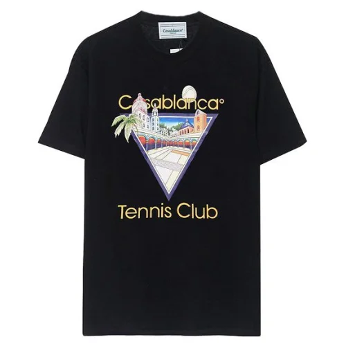 Футболка Casablanca Cityscape Print "Black"