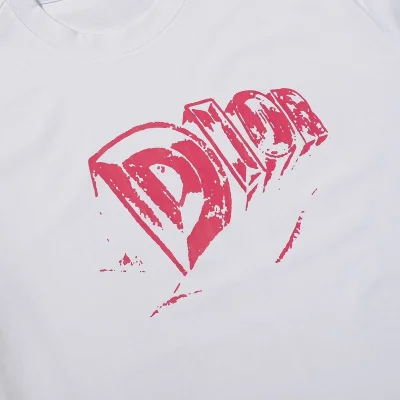 Футболка Christian Dior Graphic Logo "White" фото № 7