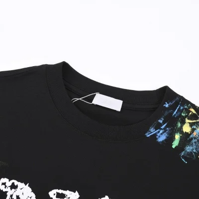 Футболка Christian Dior Splattered With Paint "Black" фото № 8