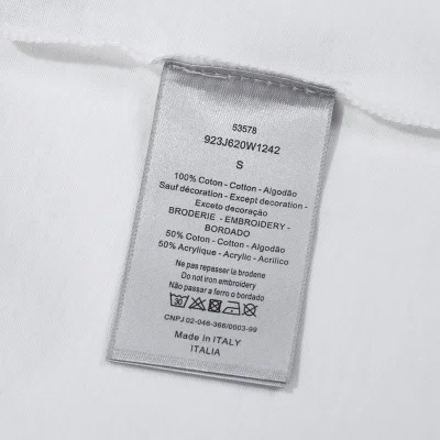 Футболка Christian Dior Inscription With Crayons "White" фото № 2