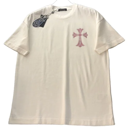 Футболка Chrome Hearts With A Diamond Logo "White"