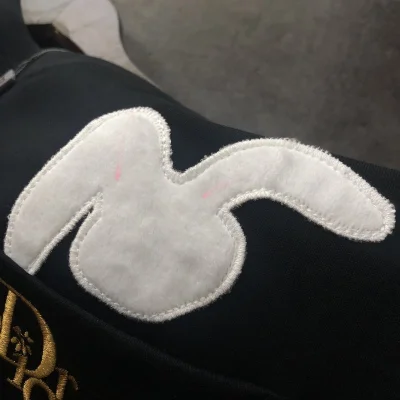 Футболка Dior Logo And Soft Patch "Black" фото № 3